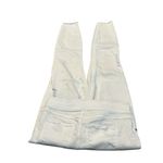 Spanx white distressed ankle jeans with raw hems Photo 2