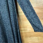 Old Navy  size Medium Black/Gray Variegated Crewneck Long Sleeve Knit Dress Photo 3