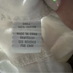 Cali 1850 ‎ White Modern Tech Look Wide Leg Baggy Cargo Pants Photo 6