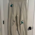 Vintage Play Alegre Beige Geometric painted Pants
Sz L Artsy comfy pull on Green Size L Photo 0