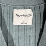 Abercrombie & Fitch Light Green Ribbed Button Up Cardigan Photo 1