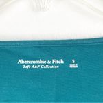 Abercrombie & Fitch  Green Long Sleeves Cropped Square Neck Top, Size Small Photo 2