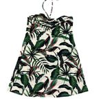 ANDIE NWT Waikiki Swim Cover Dress XS Ivory Palm Leaf Print Beachwear Vacation Photo 1