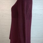 J.Jill Mock neck maroon ribbed womens sweater size XS Photo 2