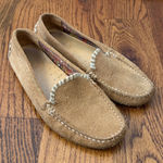 Jack Rogers  Taylor Suede Loafer Driving Moc Size 7 Beige Photo 0