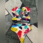 Raisin's  Pink and Blue Bikini Swimwear Set Size M Photo 13