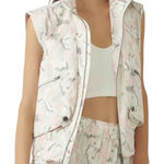 Free People Off The Grid Vest in Ivory Cream Floral sz small NWT bust 21” Photo 0