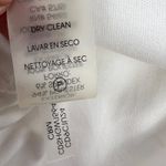 Calvin Klein Elegant Winter White Cream Draped Cowl Neck Sheath Dress Size 14 Photo 9