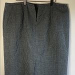 Rena Rowan  100% Wool Black and White Pencil Skirt Photo 2