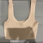 Kendall + Kylie Beige tank top  Photo 0