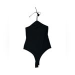 Lovers + Friends  Black Bodysuit • Size Small • Stretch Rayon • Sleek Minimal NWT Photo 1