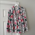 Anthropologie Malin Gyllensvaan Magnolia Light Flannel Pajama Set Size M Photo 2