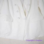 Eloquii New!  white/ivory double‎ breasted blazer, women plus size 24 Photo 3