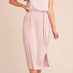BB Dakota Off To The Races Midi Dress in Mauve Rose High Neck Sleeveless Dress S Photo 3
