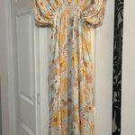 Timing Floral Mint Maxi Dress Photo 1