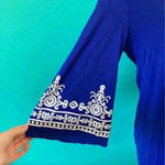 Pomelo made in the USA dress Blue Size M Photo 2