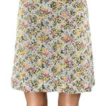 Ann Taylor  LOFT Women's Multicolor Floral High Waist A Line Mini Dress Size 8 Photo 0