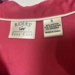 Lee Riders by  Shirt Women's Size Small 3/4‎ Sleeve Button Bright Pink (081) Photo 6