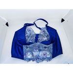 Victoria's Secret  Bra Bustier Hummingbird Floral Fairy Corset Satin Purple 34D Photo 2