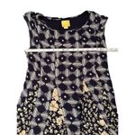 Anthropologie  MAEVE Blue & White Indiga Dress Sz M Tie-Back with Tassels Photo 6