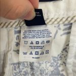 Lands' End  Blue and White Patterned Pants Size 8 Photo 3