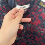 Ganni Gain Elegant Red and blue Lace Dress Flynn Photo 4