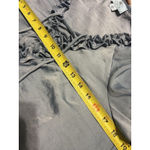 CeCe Blouse Blue Ruffle Sz M Top Tie Front Long Sleeves Photo 9