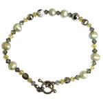 Pearl Cloisonné crystal beaded bracelet Photo 0