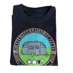 2 for $30 Black “Back Yard Coffee Company Coffee Tea Beer Wine” Short Sleeves L Size L Photo 5