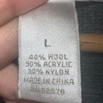 Kenar Gray Women’s Cardigan Wool Blend Size Large Photo 3