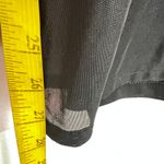 Tadashi Shoji  Women's XL Black Mesh Overlay Palazzo Wide Leg High Rise Pants Photo 6