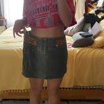 EXPRESS vintage denim mini skirt Photo 4