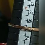 Purple princess cut 925 plated ring size 12 Photo 7