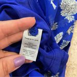 Lulus NWOT  Floral Dressed Up Royal Blue Floral Print Midi Dress Photo 5