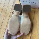 Jellypop  Linen Floral Slingback Chunky Heel Photo 4