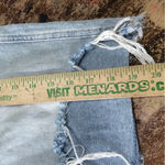 William Rast  Distressed Cutoff Denim Jean‎ Skirt with Zipper Size 26 Photo 6