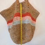 Hearth & Hand with Magnolia Women’s Stylish Tan Multicolor Woven Tote Large Bag Photo 7