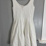 Lilly Pulitzer Posey White Resort dress Daisy Lane Lace Sleeveless 4 Full Skirt Photo 6