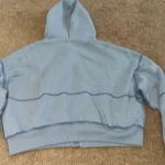 PacSun Blue Cropped Zip Up Photo 2