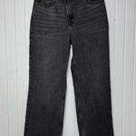 Abercrombie & Fitch Gray-Black Straight Leg Relax Fit High Rise Jeans Size 28/6 Photo 0