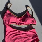 Aerie  Pink and Gold One Piece Swimsuit Photo 2