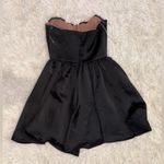 House Of CB NWOT  'Jadore' Black Lace and Satin Strapless Mini Dress sz S Photo 6