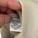 Talbots Vintage  Blazer Wool Blend Womens Petite Size 2 Cream Career Business‎ Photo 5