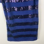 Baby Phat Blue Wool Blend Sequin Deep V-Neck Short Sleeves Sweater Dress Size 2X Photo 7