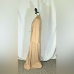 Lucie Ann Beverly Hills • Long Warm Wrap Robe Heavy Material Size Medium Vintage Tan Photo 3