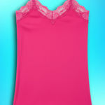 Energie Size Small  Stretchy Spandex Lace Pink Camisole Photo 0
