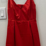 Princess Polly  Lina Satin Red Mini Dress Photo 0