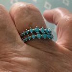 The Row Double turquoise ring. Size 7. Photo 4