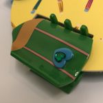 Crayon pencil nwt set of 4 hair clips school teacher Red Photo 4