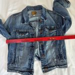 American Eagle  Women’s Size M Medium Denim Jean Jacket Cropped Distressed Cotton Photo 5